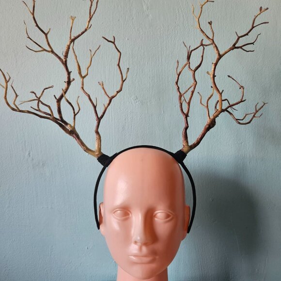 Halloween costume forest creature branch accessory headband tree myth - Picture 2 of 4
